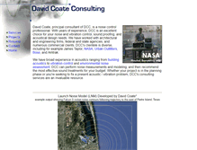 Tablet Screenshot of davidcoateconsulting.com